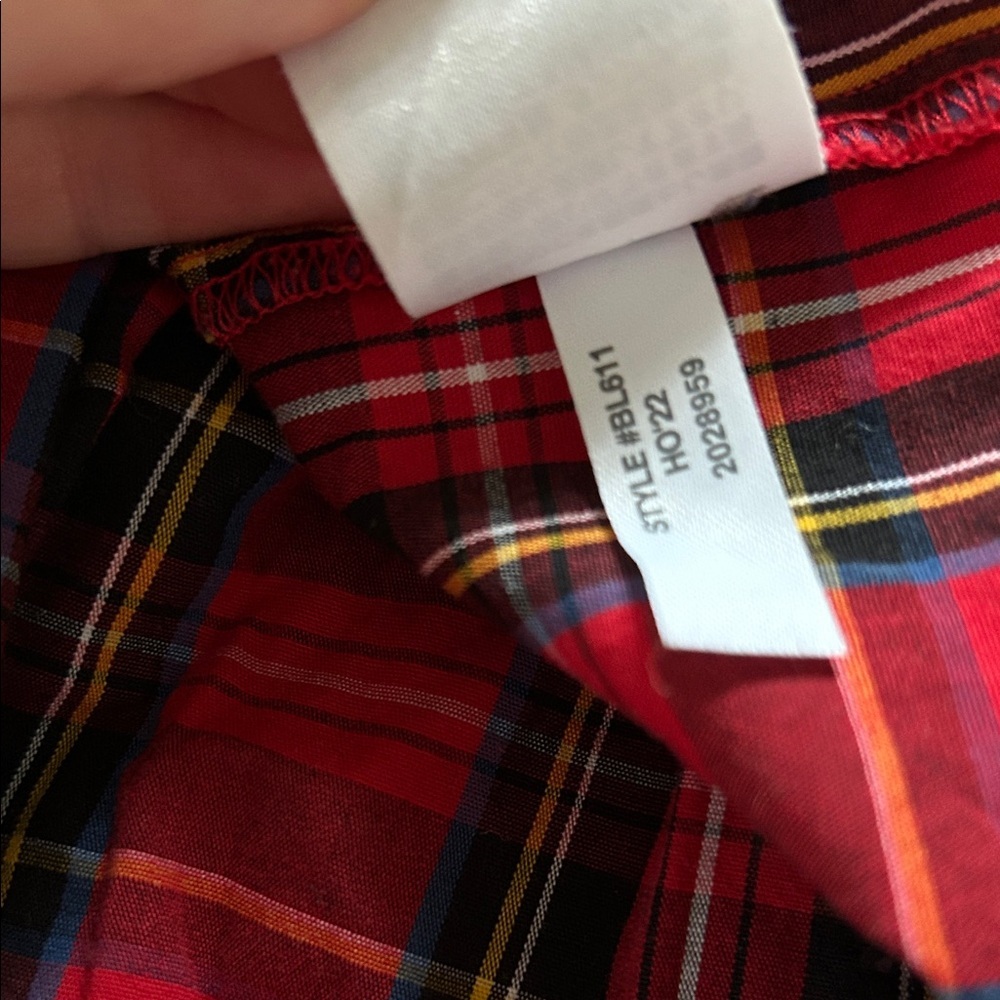 Crewcuts Red and Black Plaid Skirt - Picture 5 of 6